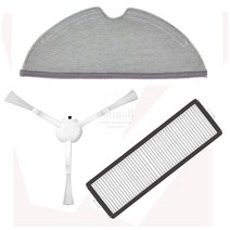 XIAOMI-MI 로봇 진공 청소기 부품 MIJIA 1C 2C 1T STYTJ01ZHM Dreame F9 브러시 Hepa 필터 걸레 천, 01 1brush 1hepa 1mop, 01 1brush 1헤파 1mop