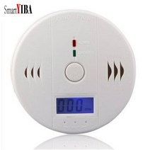 가스누출경보기 이산화탄소 복합가스측정기 검지기 Smartyiba 고품질 85db lcd co 가스 센서 일산화탄소 독립 중독 경보 감지기 테스터 홈 보안, 없음