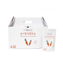 제주도 유기농 당근100% 산들사이 당근주스 100ml X 30포 NFC 비가열착즙 진짜 당근쥬스, 30개