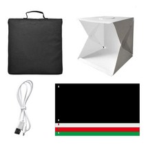 내구성 스튜디오 상자 숙련 된 제조 휴대용 30x30cm 미니 접는 softbox 사진 라이트 박스 led 빛, 한개옵션0