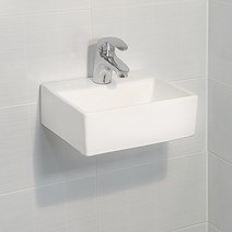 라비앙 A-7 인테리어 미니 세면기/ 수전 팝업트랩 별도구매 (클릭하여 선택), 인테리어미니세면기+매립고급수전+일반멍팝업+망치트랩