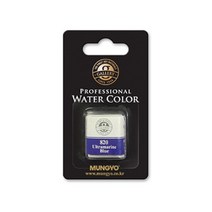 문교 수채 고체물감 Half Pan 낱색(MWPH) 48칼라, 862 Pearl white