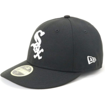 NEW ERA 뉴에라 모자 캡 59FIFTY LOW PROFILE MLB 삭스 로고, 56.8cm, 화이트 양말 블랙