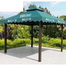 스틸파고라 철제원두막 가제보 조립식 캐노피 정원 전원주택 옥상정원 야외용천막 대형 타프, 3x4미터 사주정