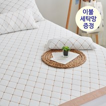 아이스셀 듀라론 냉감 패드 여름 침대패드 쿨매트, 그레이