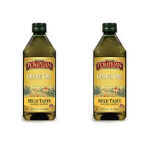 Pompeian Mild Taste Olive Oil 폼페이안 마일드 테이스트 올리브 오일 32Floz(946ml) 2팩