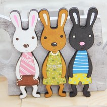 플레이우드 슈그레 삼남매 (톨페인팅) 반제품 diy 무도색 소품 꾸미기 공예 우드, 1. 바지-B33-0004