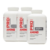 GNC [3개 SET] 프로 퍼포먼스 아미노 3000 240정 (소프트젤캡슐) Pro Performance Amino 240SGcaps, 1세트