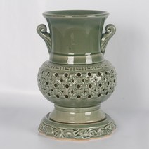 순둥이네화분 난분 난화분 동양난 청자 투각분