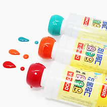 동아 딩동댕 수채화 물감 200ml 낱개 대용량, 분홍