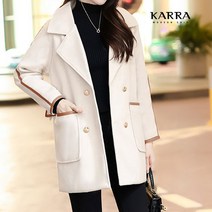 카라 KARRA 77까지 비건레더포인트코트 KB2WCT028C