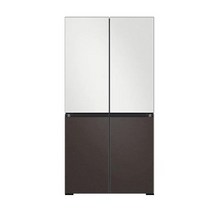 삼성 비스포크 냉장고 5도어 코타화이트+코타차콜 RF85B92K1AP 바름
