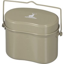 군용반합 캠핑냄비 솔캠 직화가능 밀리터리 카키, 개