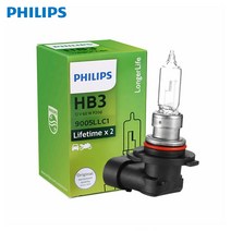 필립스 순정형 9005LL 롱라이프 프리미엄 독일산 할로겐 자동차 전조등 HB3 12V 60 W P20d (Lifetime x 2)