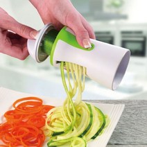만능 채칼 1PC 블레이드 야채 스파이럴라이저 슬라이서 트위스터 핸드 헬드 나선형 커터 과일 강판 요리 도구 스파게티 파스타 주방 가제트, 01 A-Green