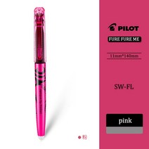 일본 파일럿 FRIXION 지울 수있는 펜 컬러 형광펜 마커 라이트 그리기 키 메모 손 계정 SW-FL 편지지, 08 Pink