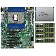 AMD EPYC 7551P CPU 32 코어 프로세서 + Supermicro H11SSL-i 마더 보드 서버 4x32GB 2133P RAM, 02 CPU
