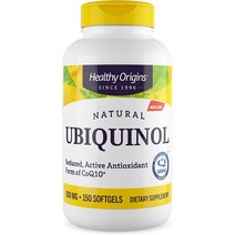 Healthy Origins 유비퀴놀 액티브 CoQ10 300mg 150정, 단품