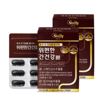위편한 간건강 2박스 60캡슐 밀크씨슬추출물 양배추추출물 스페인감초추출물, 뉴일리 위편한 간건강 2박스 60캡슐