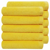 다주타올 뉴노멀 데일리 호텔 수건 150g 30수 면사, 옐로우, 10개
