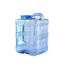 약수터 물통 20L 말통 플라스틱 손잡이 미니생수기 직사각형 식품 디스펜서, 01. 5.5L(23x18cm)원형