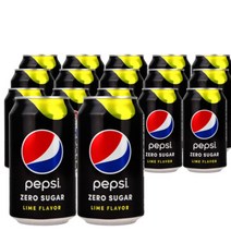 펩시콜라 제로 라임 355ml 24캔 다이어트 콜라 제로슈가 뚱캔 영업용 1박스, 상세페이지 참조