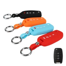 리미트 1+1 기아 4버튼 폴딩키 실리콘_K3 K5 올뉴 프라이드 모닝 스마트 키 실리콘 케이스, 스카이블루+스카이블루