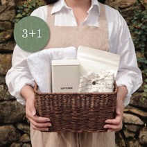 3+1 오하우 천연 섬유유연제 70개입 캡슐세제 그린등급 아기세제, 섬유유연제 틴케이스