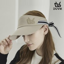 듀빅 여성 리본 테이프 포인트 썬바이저 DC2WAP011BG, 베이지, FREE, 베이지