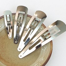 [펠트친구] 니켈 똑딱핀/은색똑딱핀/똑딱핀/머리핀만들기/머리핀, 70mm(6개)
