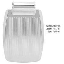 노인 보행 보조기 2pcs 휠체어 발판 알루미늄 합금 페달 교체 액세서리, 8.3인치 스트라이프 텍스처