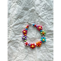 [미미슈슈] 반려견 비즈꽃 목걸이