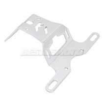 바이크 오토바이 펜더 제거기 깔끔한 테일 번호 라이센스 플레이트 홀더 브래킷 야마하 YZFR1 2004-, 04 D-Chrome