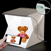 사진 스튜디오를위한 폴딩박스 가벼운 접히는 상자 찍는 Led 입방체 제품 총격 천막 점화 Softbox 장비 램, 02 1 lamp 4 color