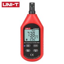 온습도계 UNI-T UT333UT333BT 미니 온도 습도 측정기 경량 인체 공학적 디자인 사용자 친화적 인 인터페이스 최대최소 모드, UT333BT