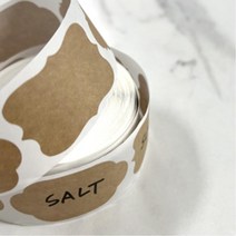 주방 사무실 서랍 선반 네임택 데코 메모 네임스티커 라벨종이