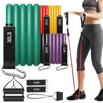 멀티튜빙세트 전신운동 어깨스트레칭 남자홈트레이닝 기구 탄력, 멀티튜빙밴드세트PRO150LB