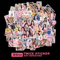 트와이스굿즈 컴백 앨범 THE FEELS 스티커 93장, SC-TWICE 신작 93매