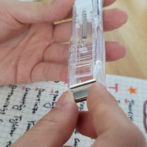 나이스러 날 클립 디스펜서 투명 퍼 기, 단품