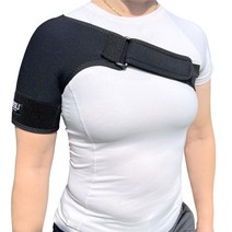 [보호대아대어깨보호용품어깨] 헬스앤프렌즈 어깨 보호대 회전근개 아대 쇄골 고정 압박밴드 깁스 파열 양쪽, 우, A 타입(어깨 95이상 권장), 추가구매X