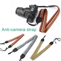 Mingjin Canon Nikon Pentax를위한 민족 사진 카메라 결박면 야드 목 어깨 손 결박, Orange