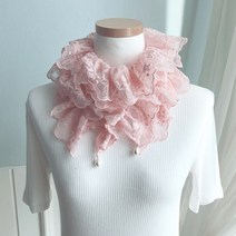 이로스데코 풍성한 리쉬 레이스 스카프 (4컬러)