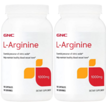GNC L아르기닌 1000mg 아미노산 고함량 보충제 90캡슐