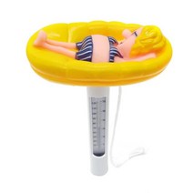 야외수영장 에어바운스 야외 및 실내 수영장용 귀여운 모양의 부동 온도계 4O, [01] K1022A