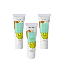 코레스 키위 엑스폴리에이팅 스크럽 18ml Korres Kiwi Gommage Exfoliant Doux Et Purifiant, 3팩