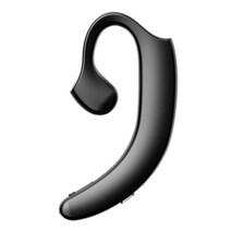 THE WAROOM SHOP 골전도 헤드폰 Bluetooth V5.0 이어 후크 이어폰 무선 헤드셋 피트니스 운전 스포츠 실행, 73x37.6x8mm, 블랙, ABS