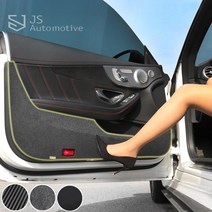 JS automotive BMW X6 F16 전용 실내 발자국방지 도어커버 킥패드 카본 튜닝 몰딩 랩핑스티커 가드 인테리어 용품, 샤무드