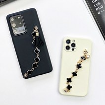 더끌림 Linkvu 코튼 컬러 클리프 핸드스트랩 실리콘케이스 갤럭시 S22 S21 FE 울트라 S20 S10 노트20 노트10 플러