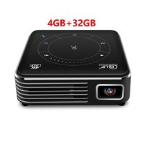 미니빔프로젝터 자취방 4k 빔프로젝터 영사기 dlp p11 프로젝터 android 미니, 4GB32GB 블랙