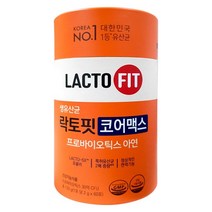 종근당건강 락토핏코어 생유산균 3개(6개월) 6개(12개월) 장건강 질 유산균, 180포(6개월분)